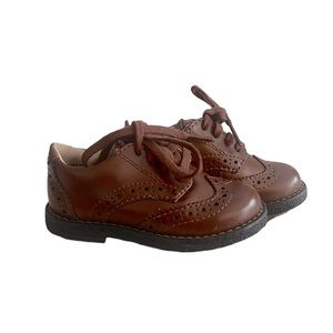 Toddler Boy Dress Wingtip Brown Shoes